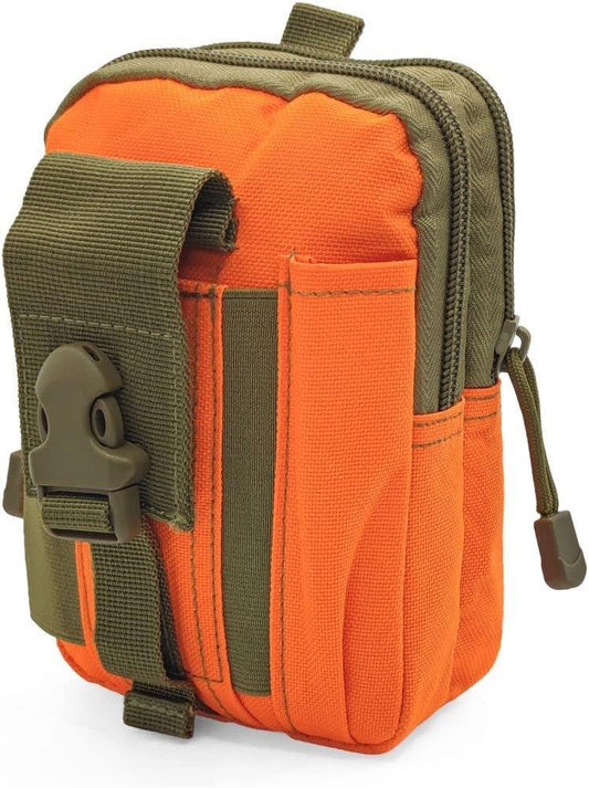 BeWild Molle Utility EDC Pouch - Orange / Tan
