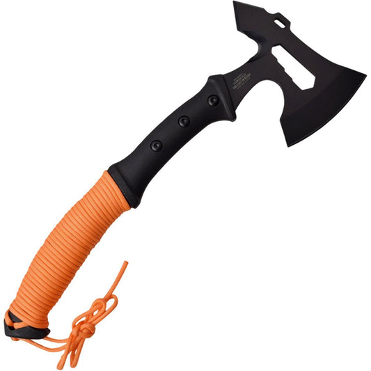 Survivor Two Handed Camp Axe with Orange Paracord