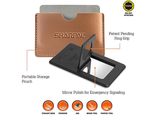 Sharpal Credit Card Size Sharpening Stone - 3 Piece Set