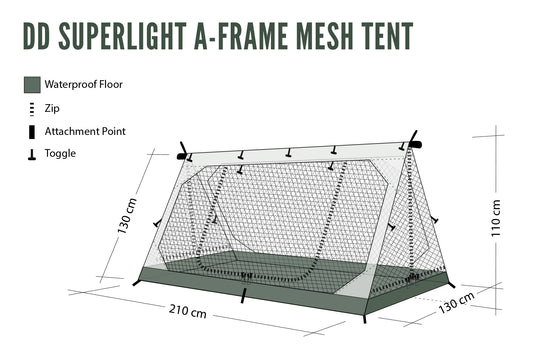 DD SuperLight A-Frame Mesh Tent