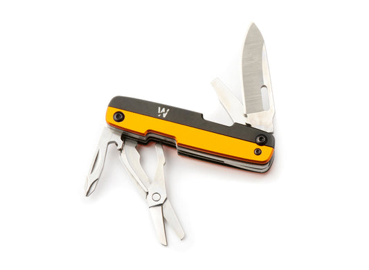 Whitby KENT+ EDC Multipurpose Knife - Lava Orange & Black