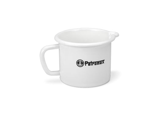 Petromax 1L Enamel Milk Pot - White
