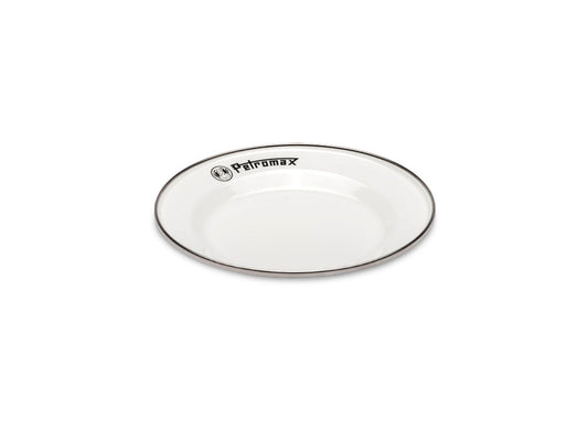 Petromax Set of 2 Enamel Plates - White - Small