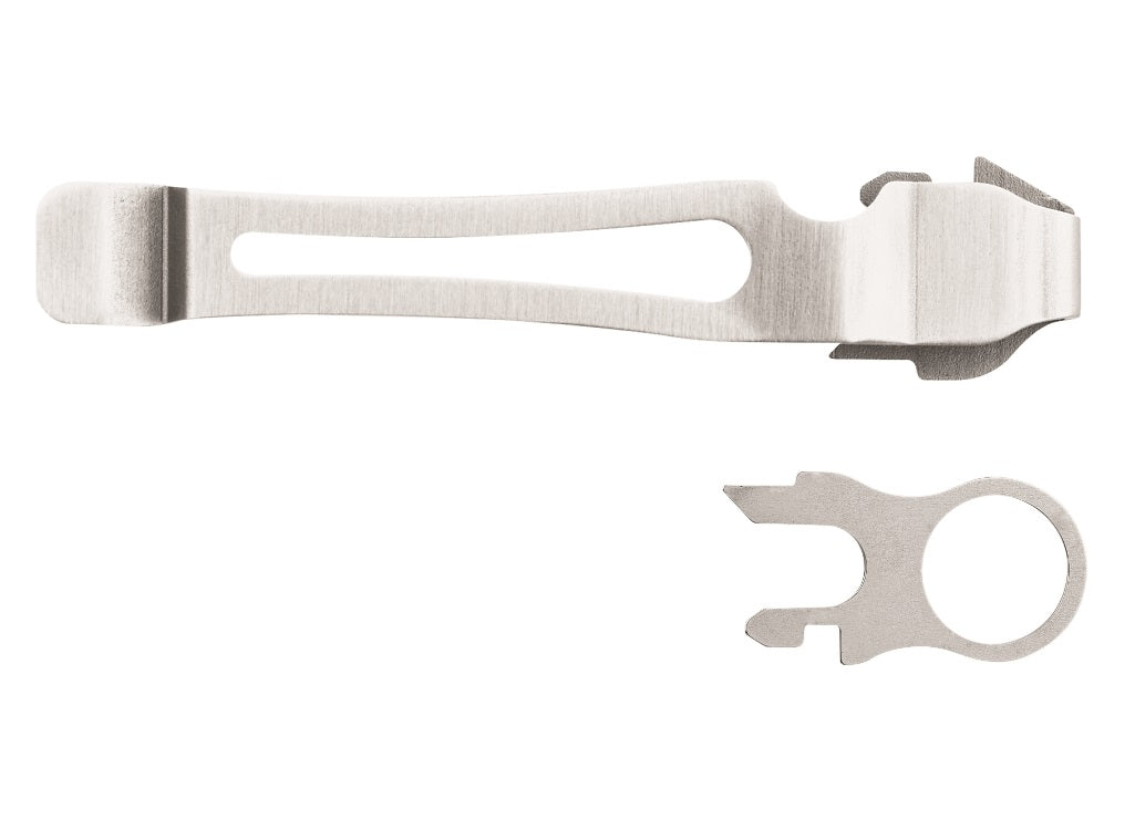 Leatherman Removable Pocket Clip & Quick Release Lanyard Ring - Stainl