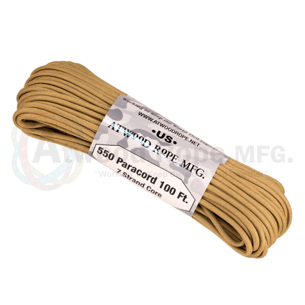 Atwood Rope Company 550 Paracord Tan 30mtr