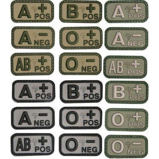 Viper Tactical Blood Group Morale Patches-Apparel-BushcraftLab