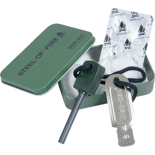 Web-Tex Steel Of Fire Starter Kit-Bushcraft-BushcraftLab