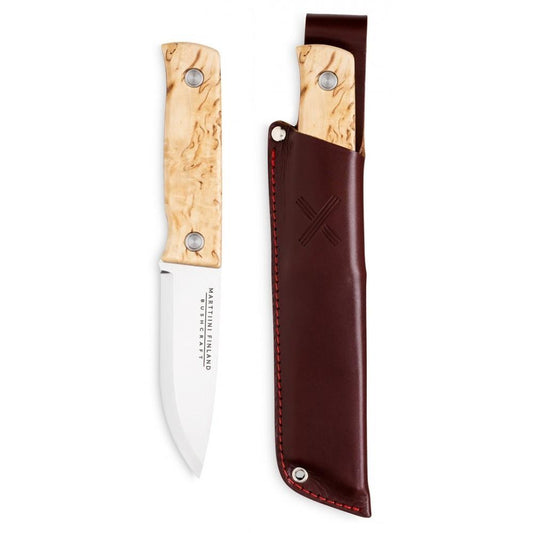 Marttiini Tundra Bushcraft Knife - Curly Birch