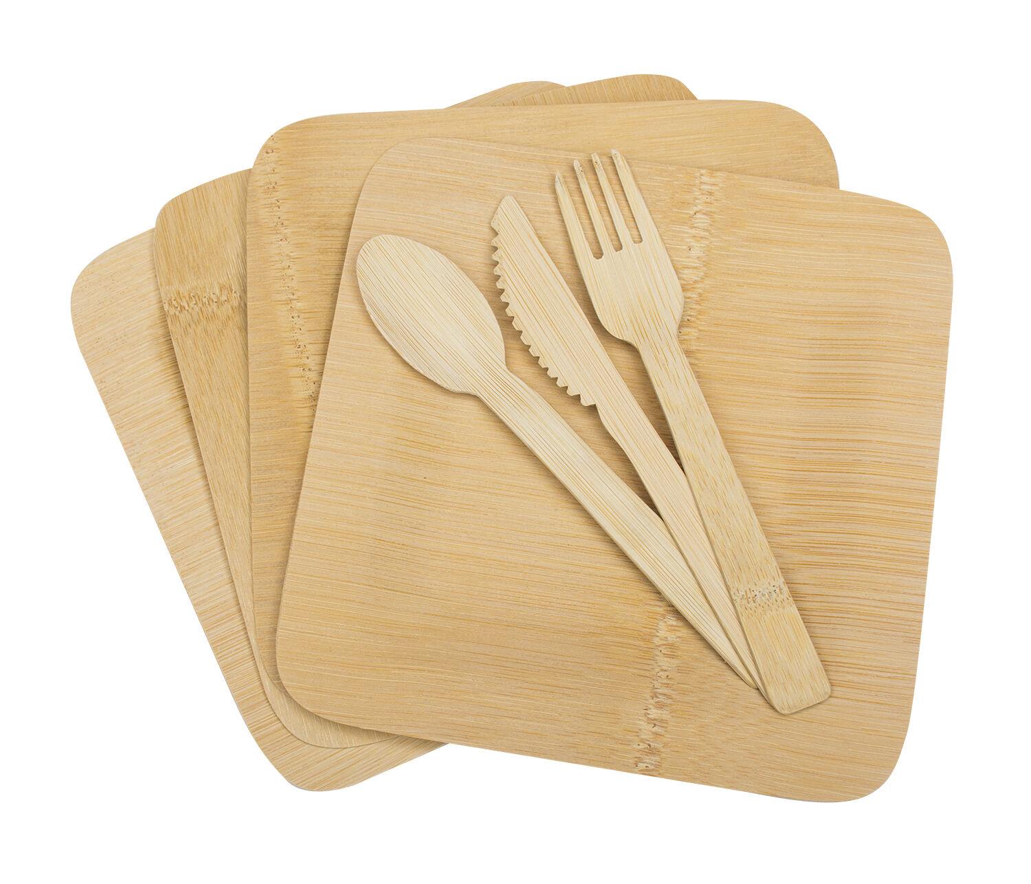 UST Bamboo Dinner Set BushcraftLab ust-bamboo-dinner-set-bushcraftlab