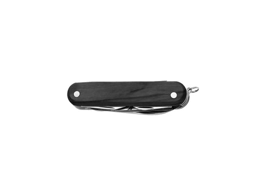 Whitby Black Pakkawood Multipurpose Folding Knife (2.76') w/ 7 Tools