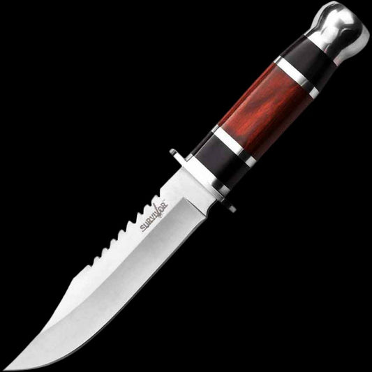 Survivor 10.5" Satin Finish Fixed Blade Knife