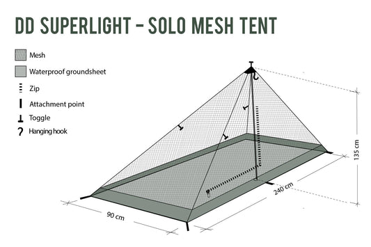 DD SuperLight Solo Mesh Tent