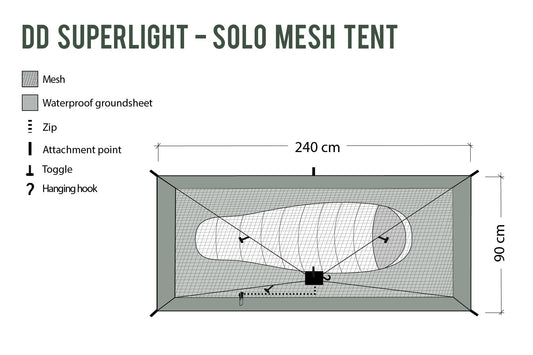 DD SuperLight Solo Mesh Tent