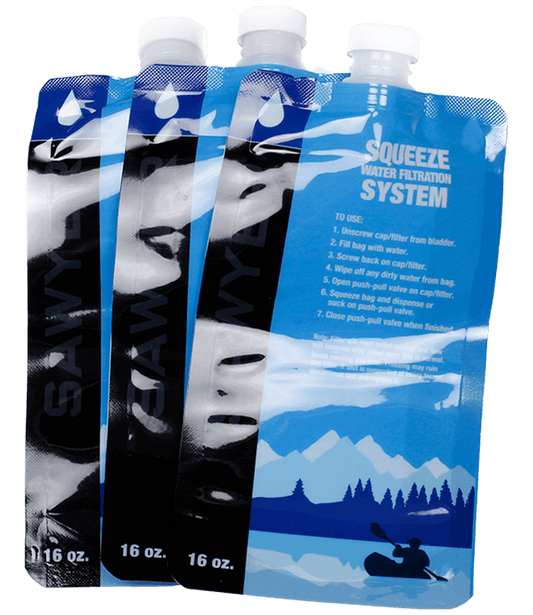 Sawyer Filter 0.5 litre Squeezable Pouches Set 3