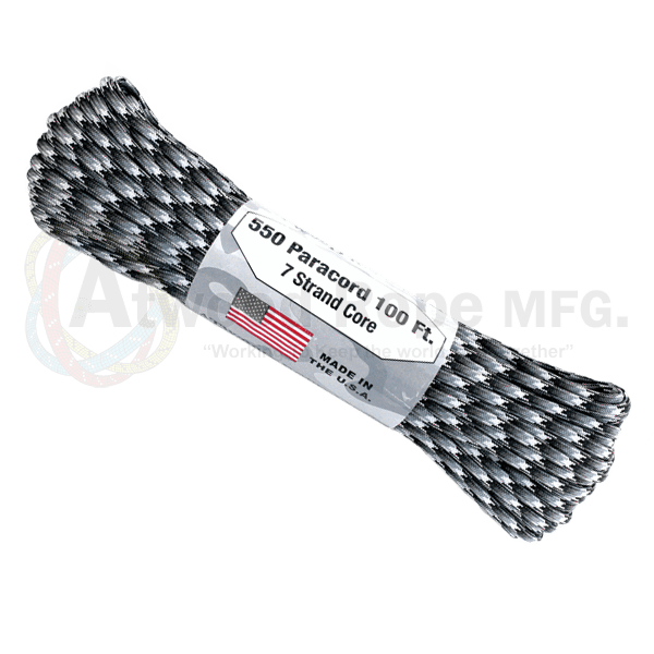 Atwood Rope Company 550 Paracord Urban Camo 30mtr BushcraftLab