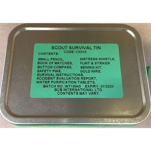 BCB Scout Survival Tin kit-Prepping Gear-BushcraftLab