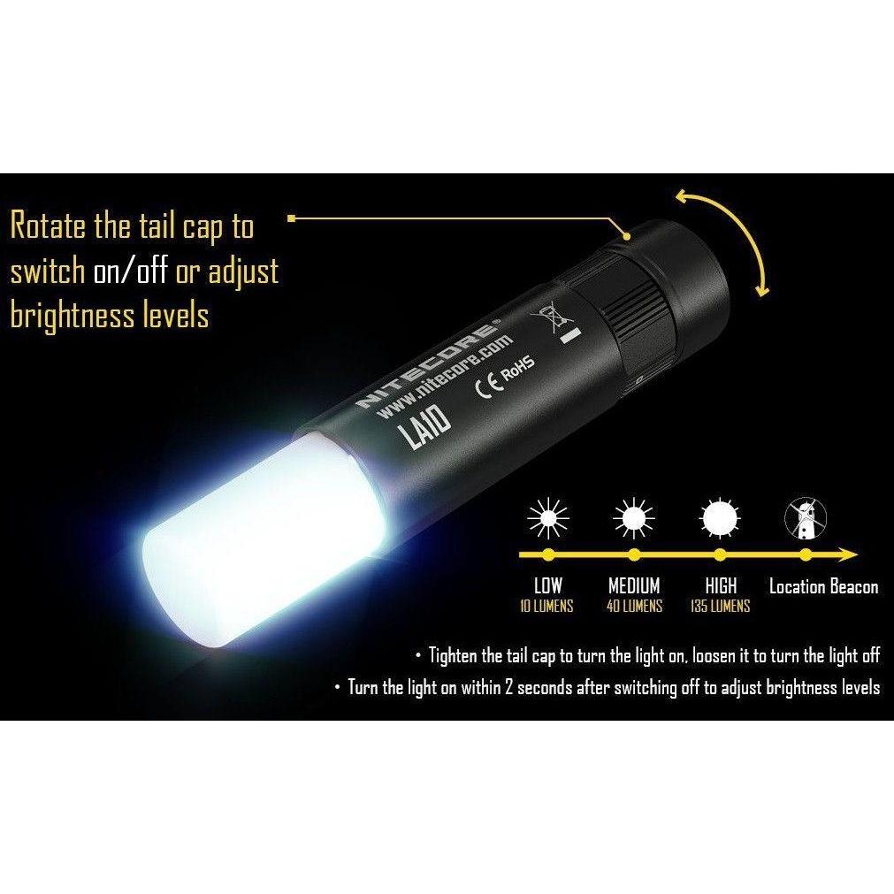 Nitecore LA10 Mini Camping Lantern Perfect For Lightweight Travel