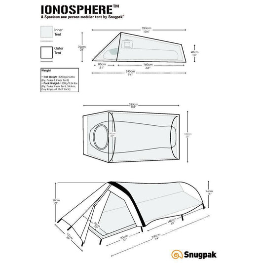 Snugpak Ionosphere Tent-Shelter-BushcraftLab